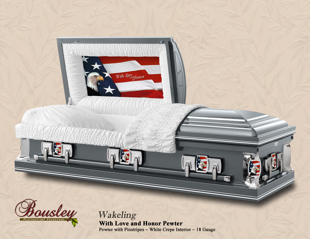Wakeling With Love and Honor Pewter Pinstripes